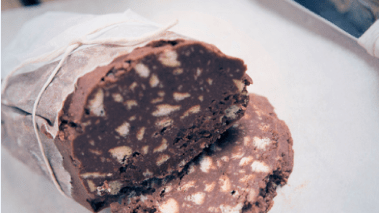 Salame Di Cioccolato Allo Yogurt Ricetta Super Golosa