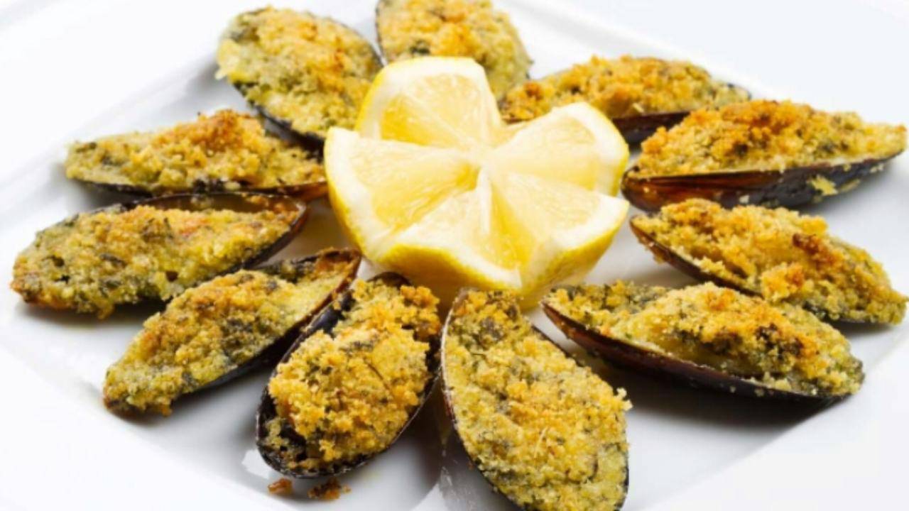 cozze gratinate