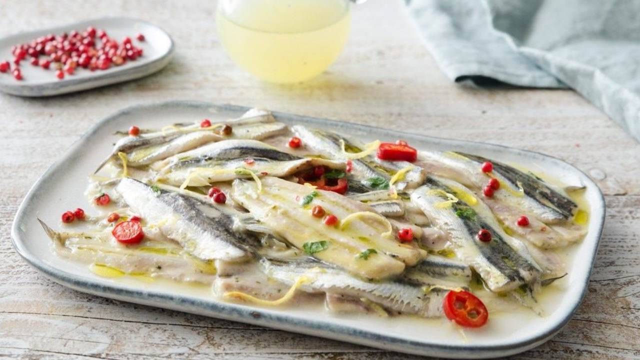 alici marinate al limone