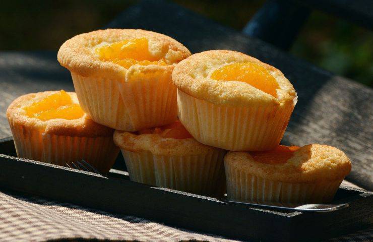 muffin alle pesche