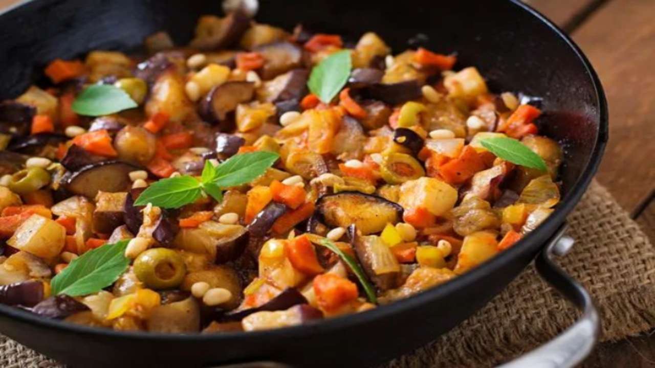 caponata melanzane peperoni ricetta facile veloce