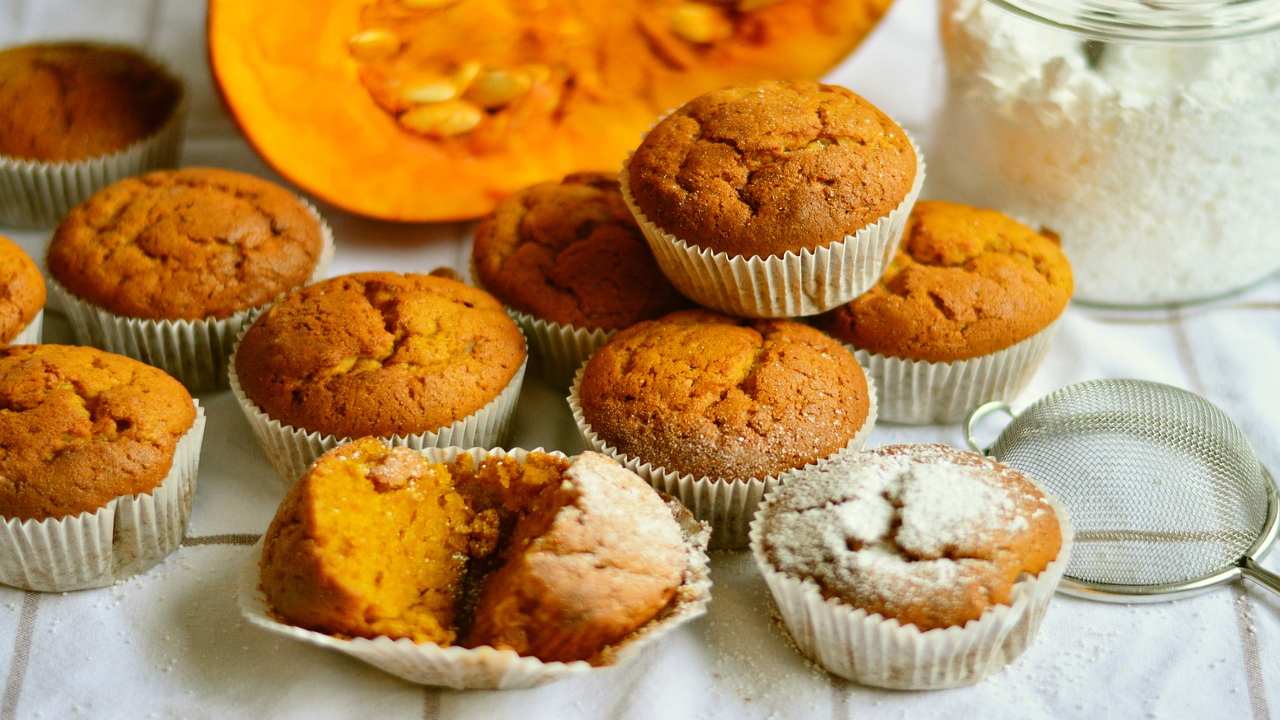 muffin zucca e mele