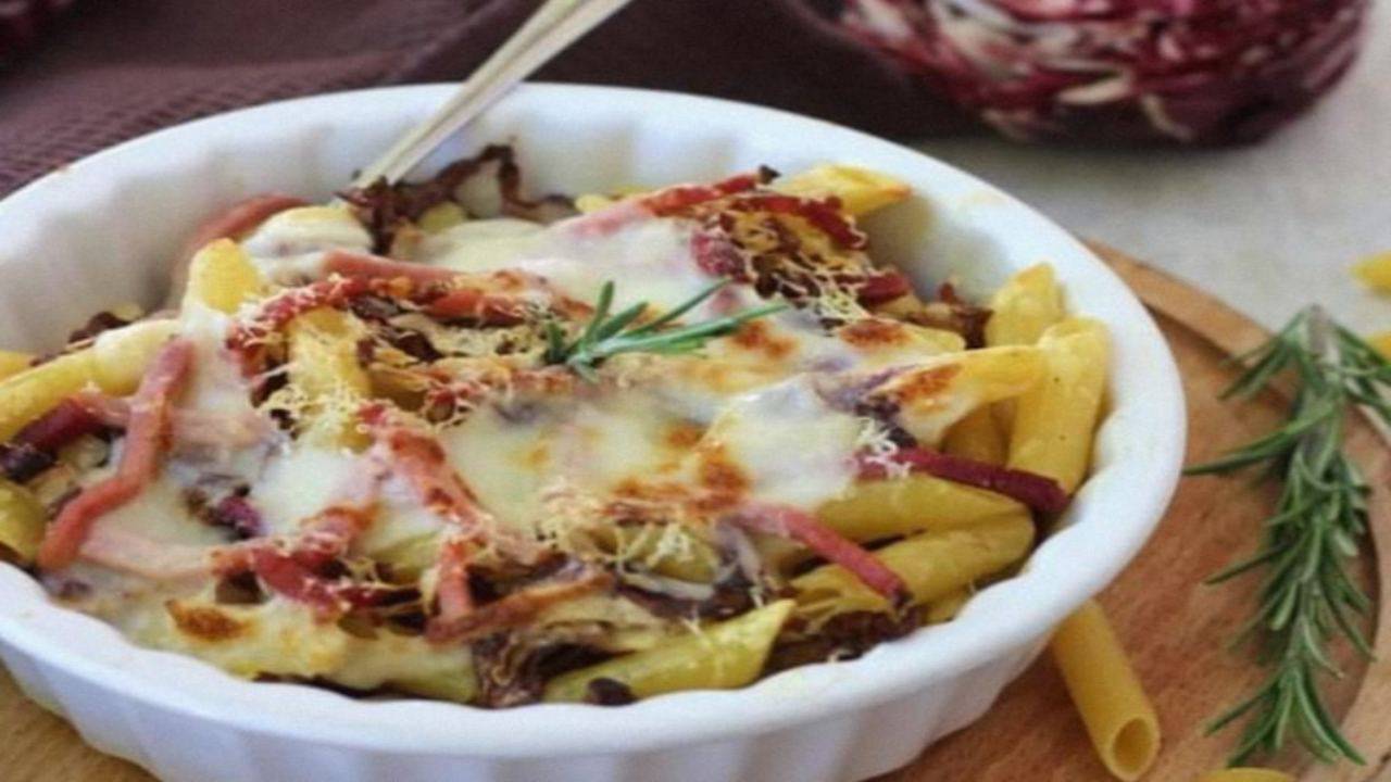 pasta al forno radicchio