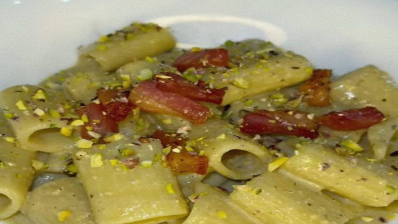 carbonara al pistacchio