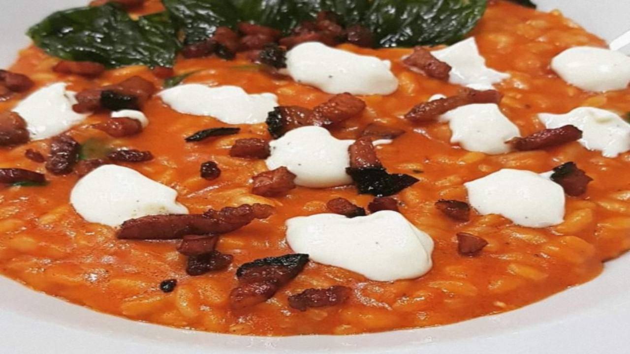 risotto all'amatriciana