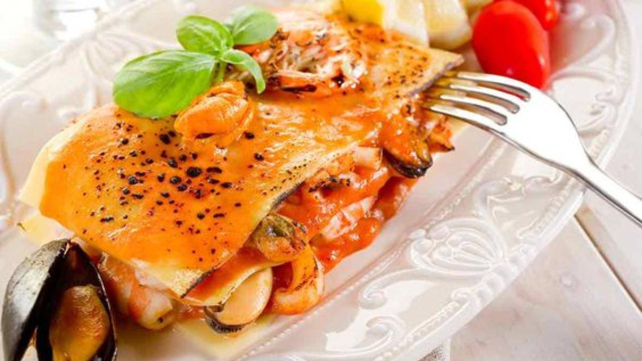 lasagne di mare ricetta