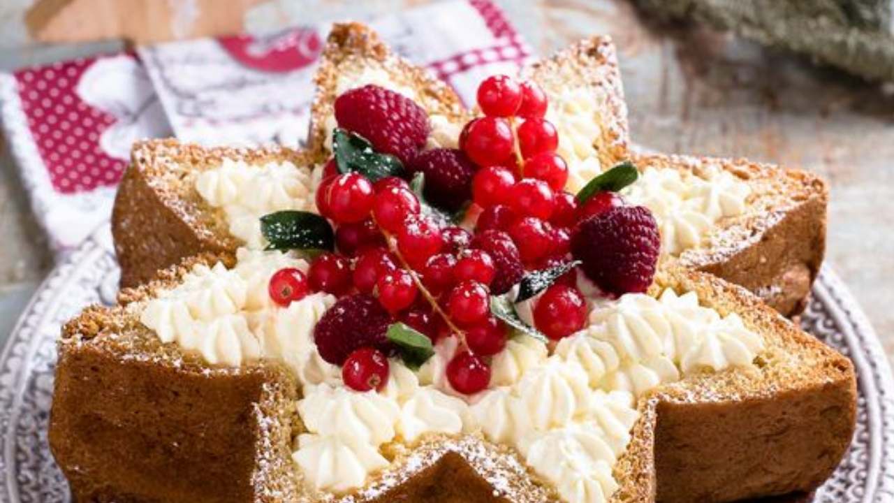 pandoro stella centrotavola ricetta