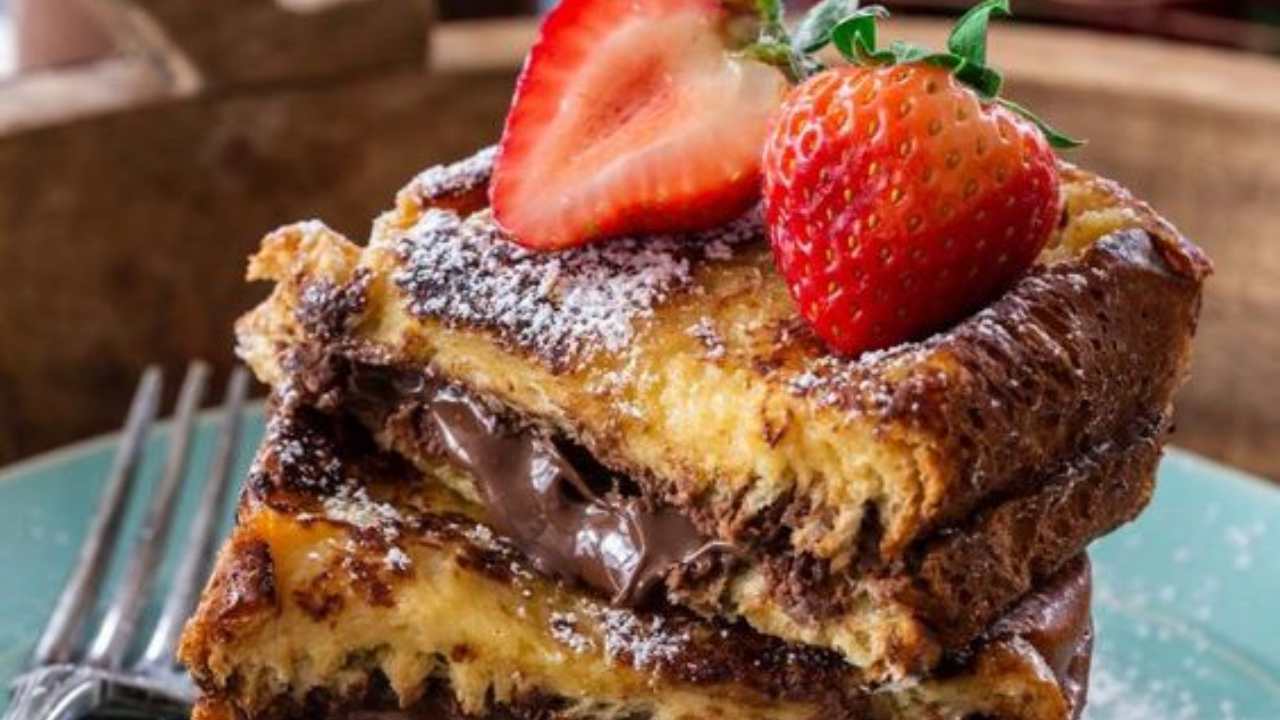 French Toast alla crema di nocciole