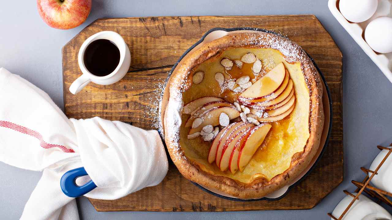 Apple dutch baby ricetta colazione