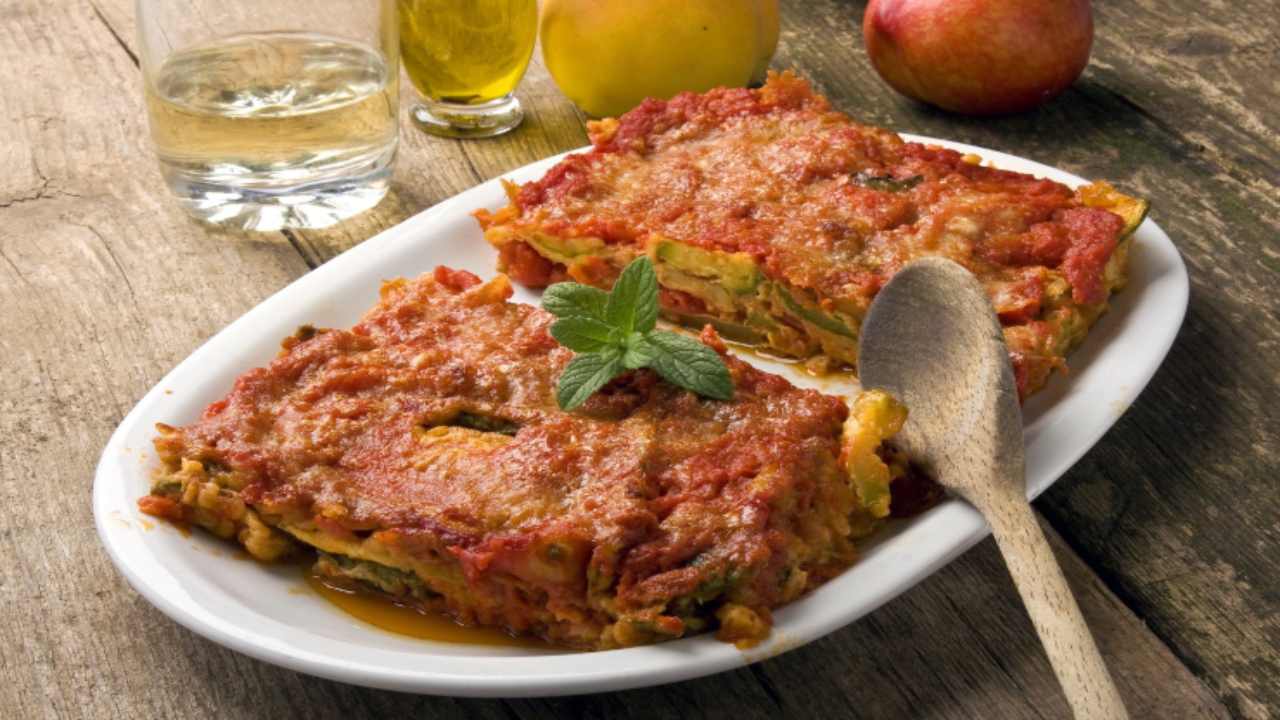 Antonella Ricci parmigiana vegetariana cardi ricetta gustosa