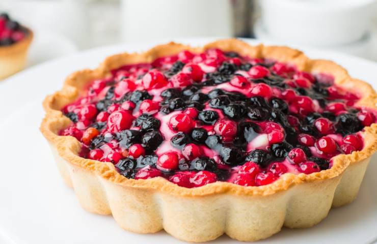 Crostata frutti di bosco e mascarpone: la ricetta