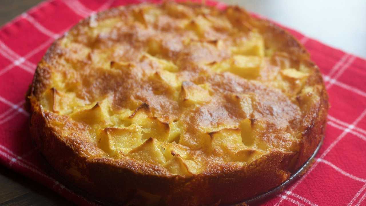 Torta di mele all'acqua ricetta