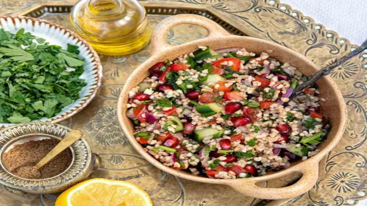 Tabbouleh libanese alle verdure ricetta tradizionale