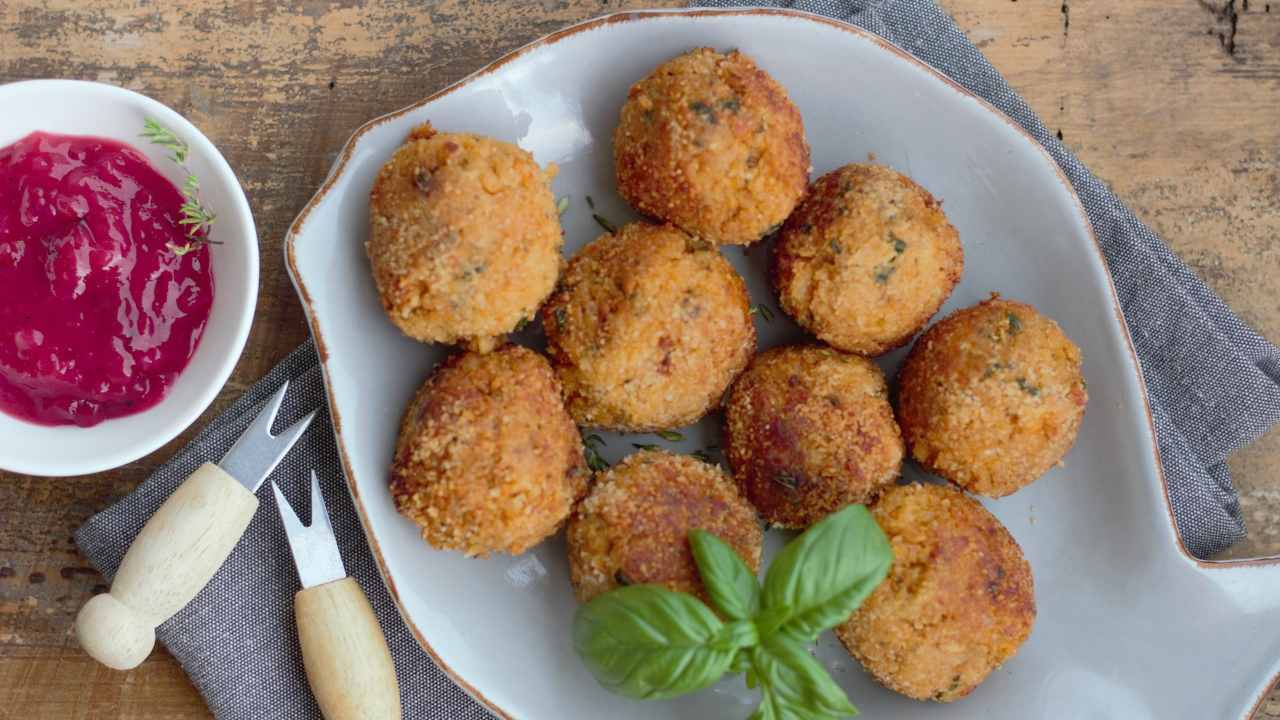 Polpette con ripieno di patate