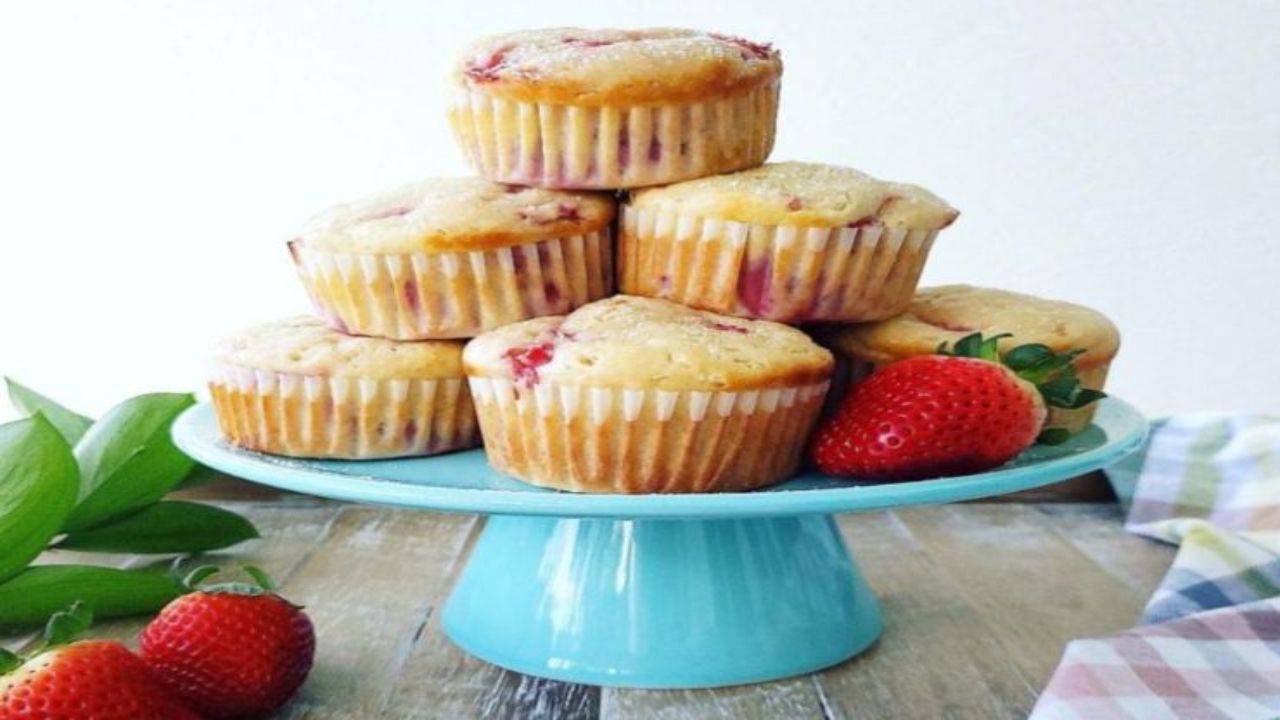 muffin fragole ricetta