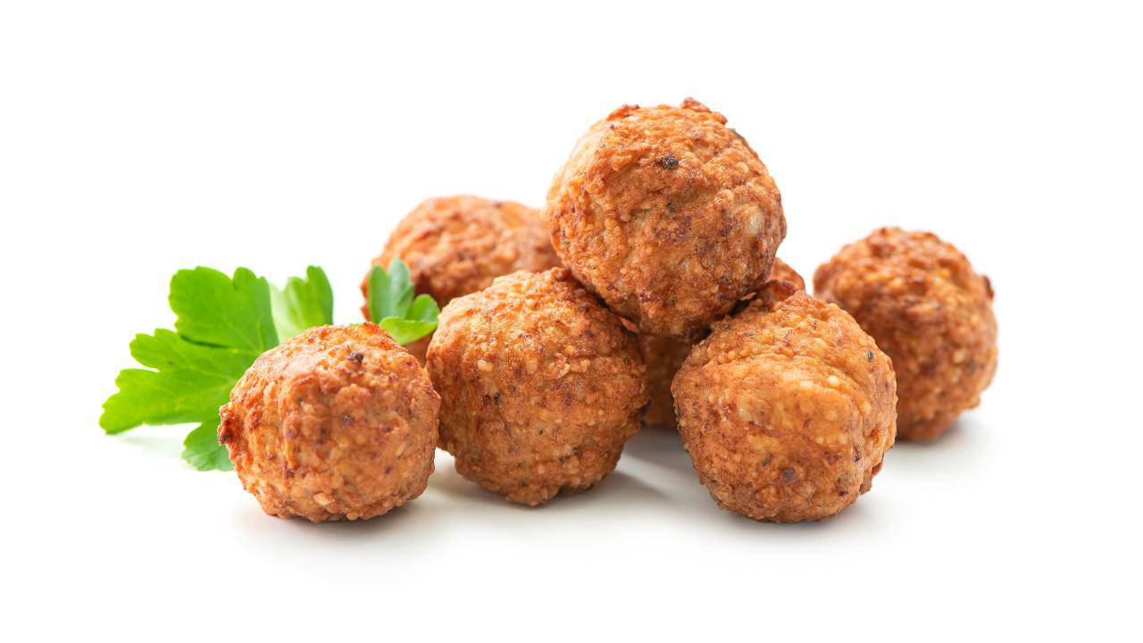 Polpette vegane ceci e peperoni ricetta