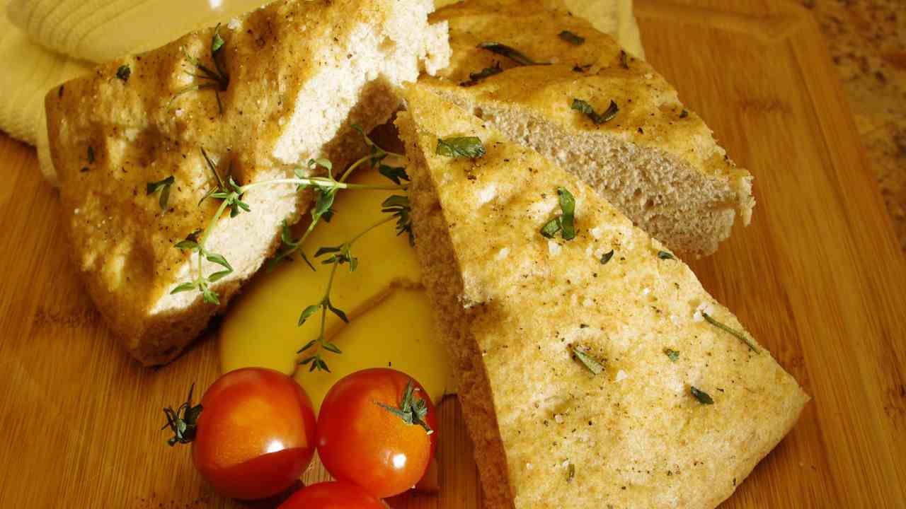 Focaccia al farro