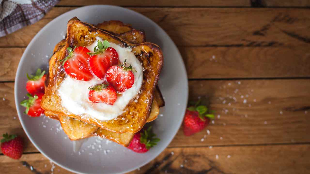 French toast vegano