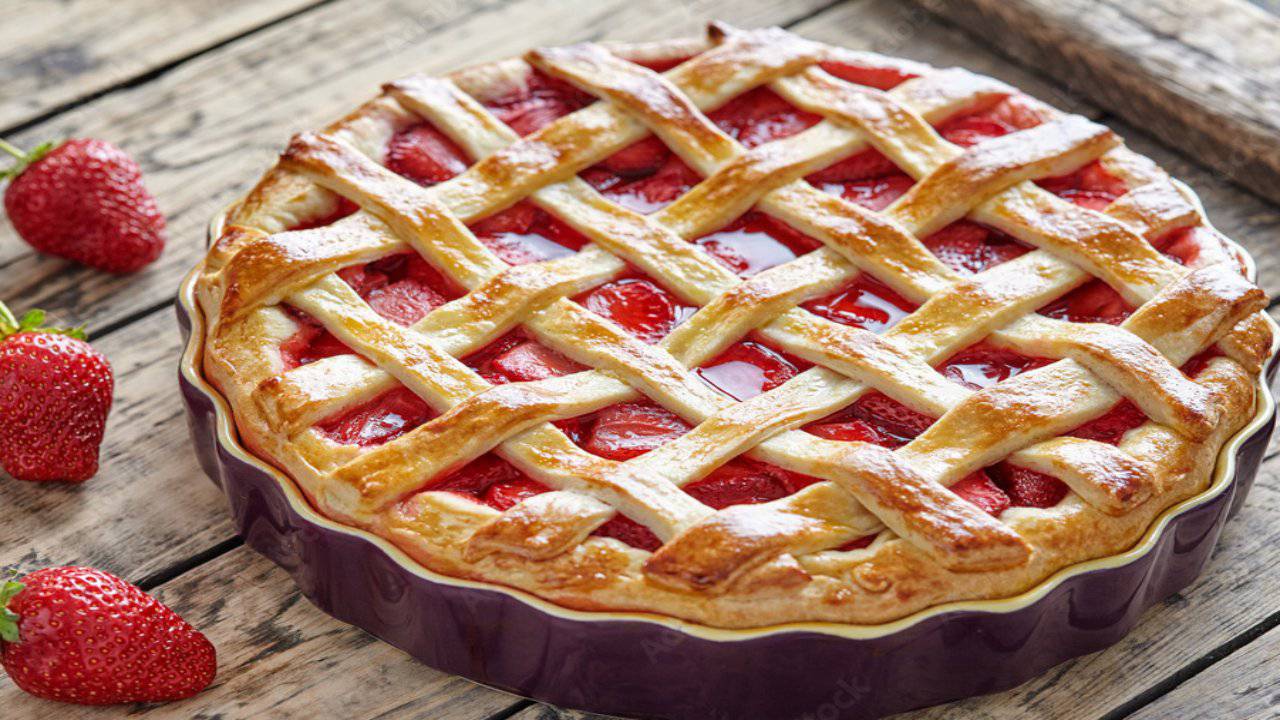 ricetta crostata fragole