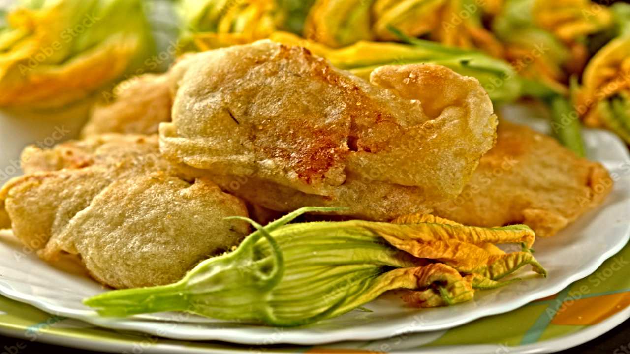 ricetta zeppoline fiori zucca