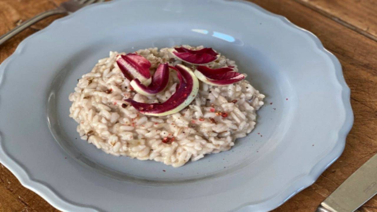 risotto radicchio scamorza ricetta