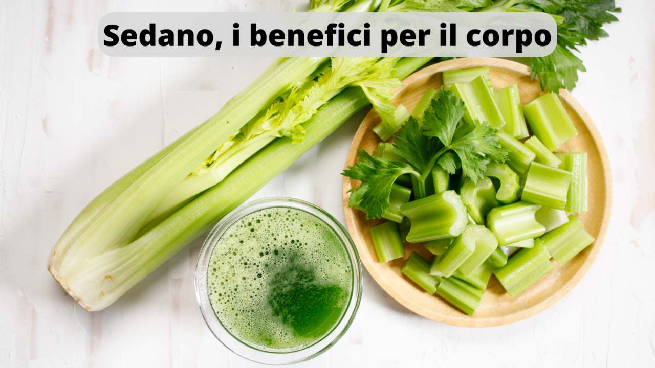 sedano benefici