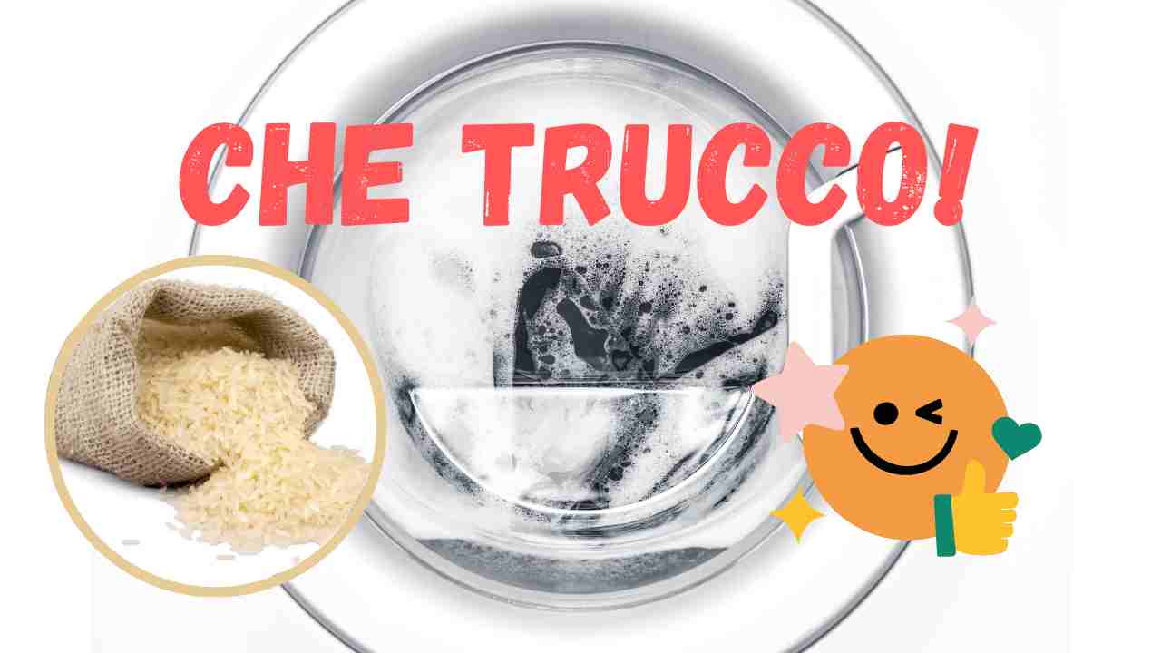 riso in lavatrice trucco bucato umidità