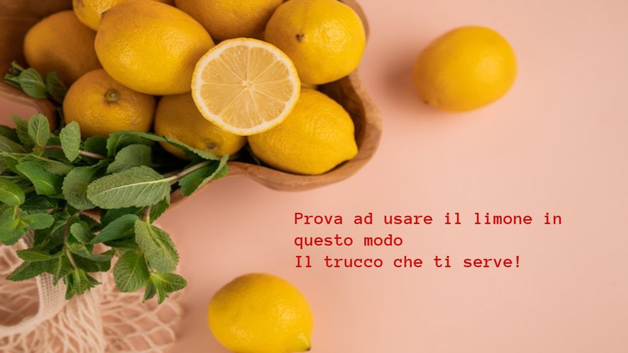 limone usi alternativi