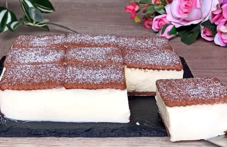 Torta yogurt e biscotti