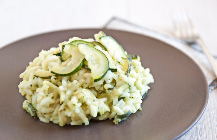 Risotto con zucchine