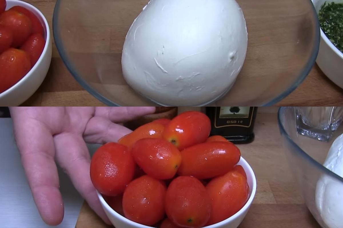 pomodoro e mozzarella