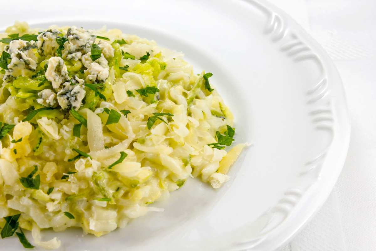 Risotto con le zucchine