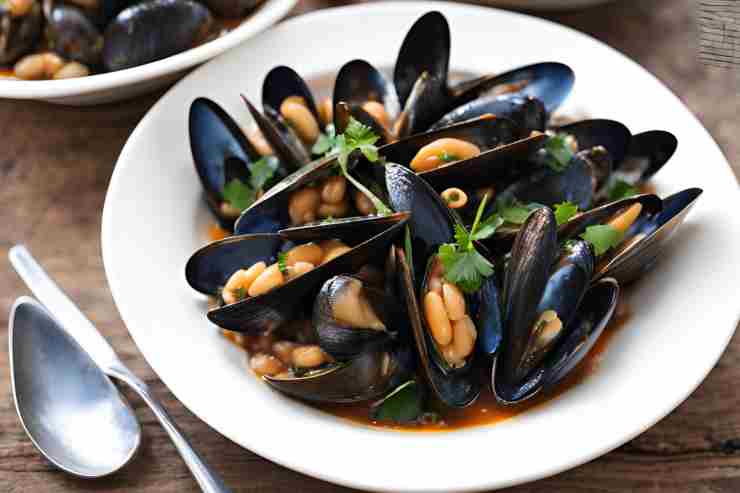 ingredienti pasta fagioli e cozze