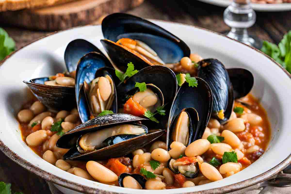 pasta fagioli e cozze